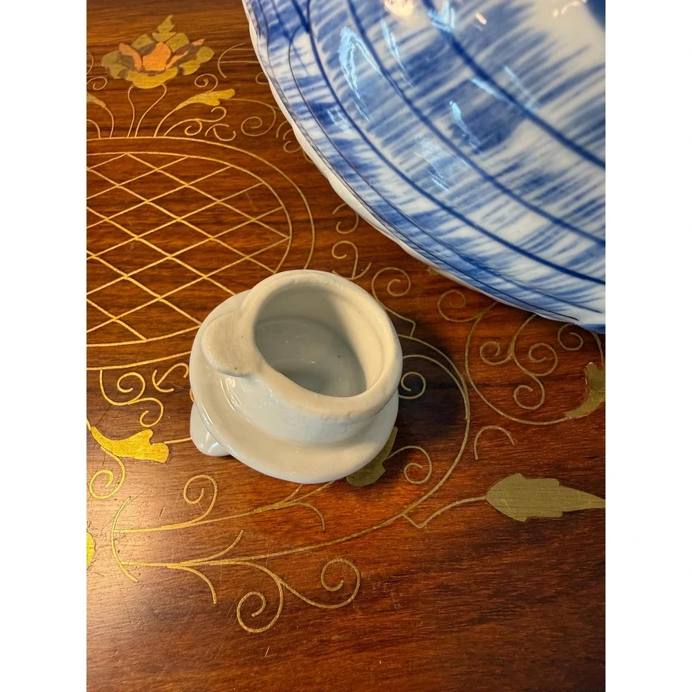 Vintage Blue & White Duck Teapot‎ | Bombay Company Chinoiserie